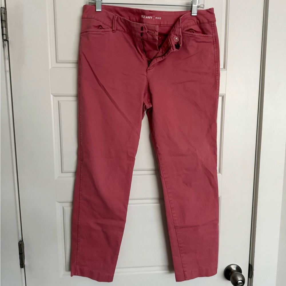 Pink Ankle Pants